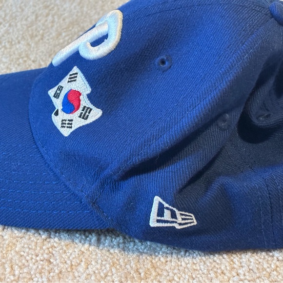 Phillies Team Korea New Era Adjustable Baseball Cap White Logo Patch Phila - Picture 2 of 4